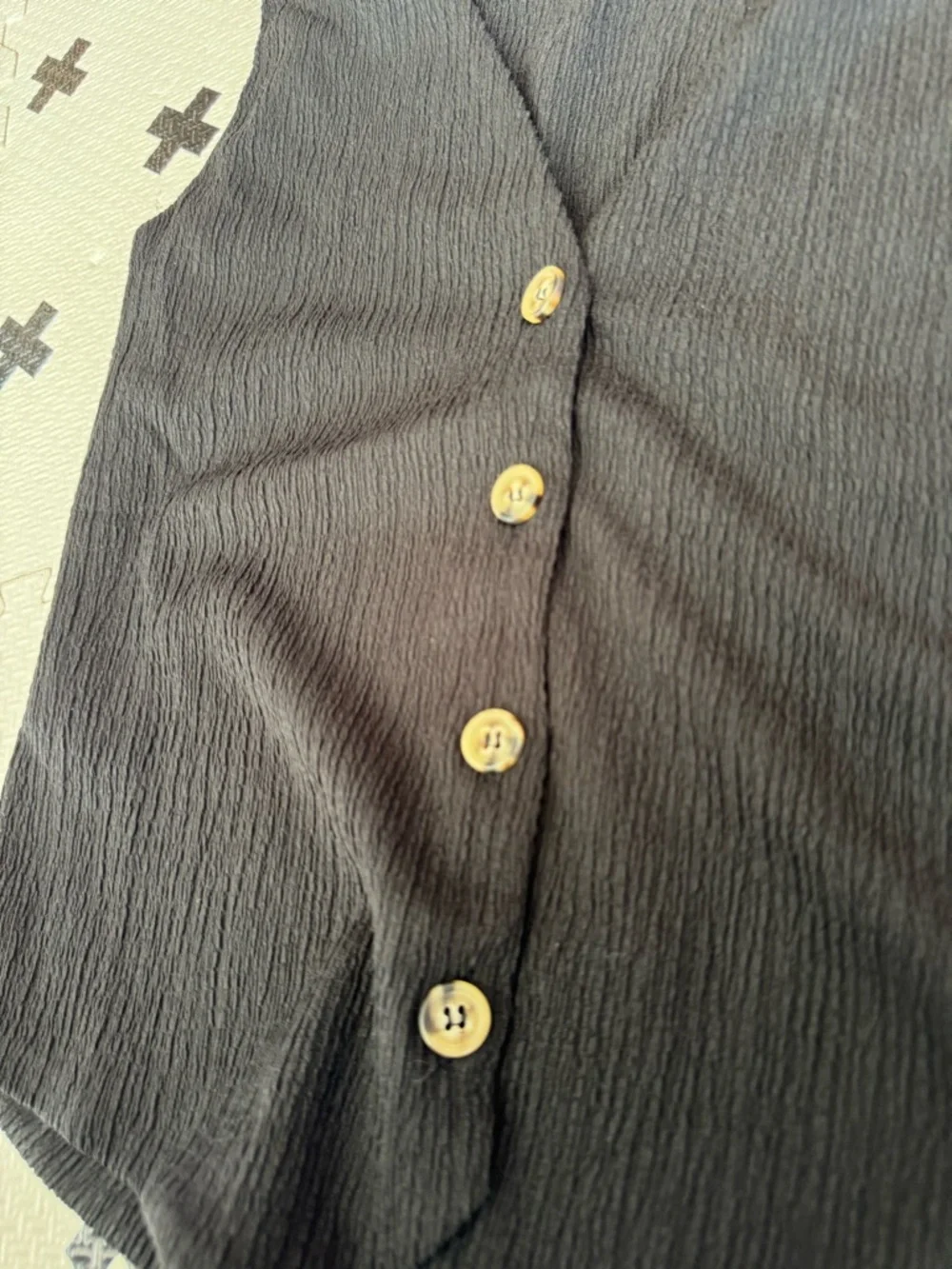 Black Vest Top - Picture 4 of 6
